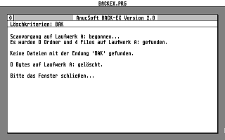 Back-Ex atari screenshot